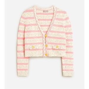 J. Crew space-dyed Pink Lady Cardigan Sweater/ Lady Jacket NWT